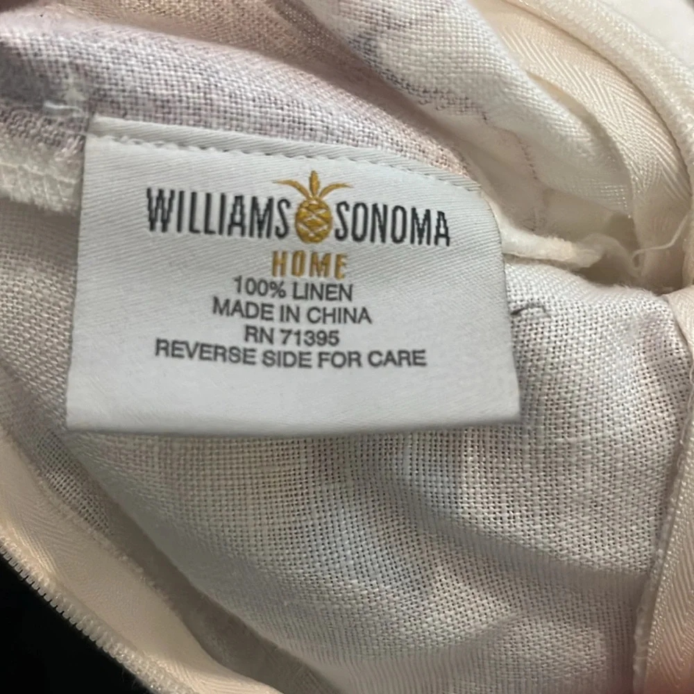 Williams & Sonoma decorative seashell sham